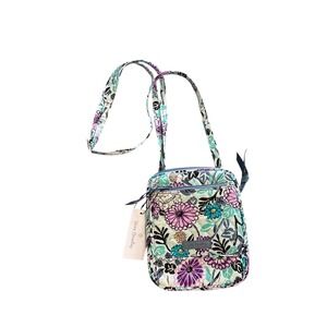Vera Bradley Mini Hipster Crossbody Bag in Penelope's Garden Quilted Cotton NWT